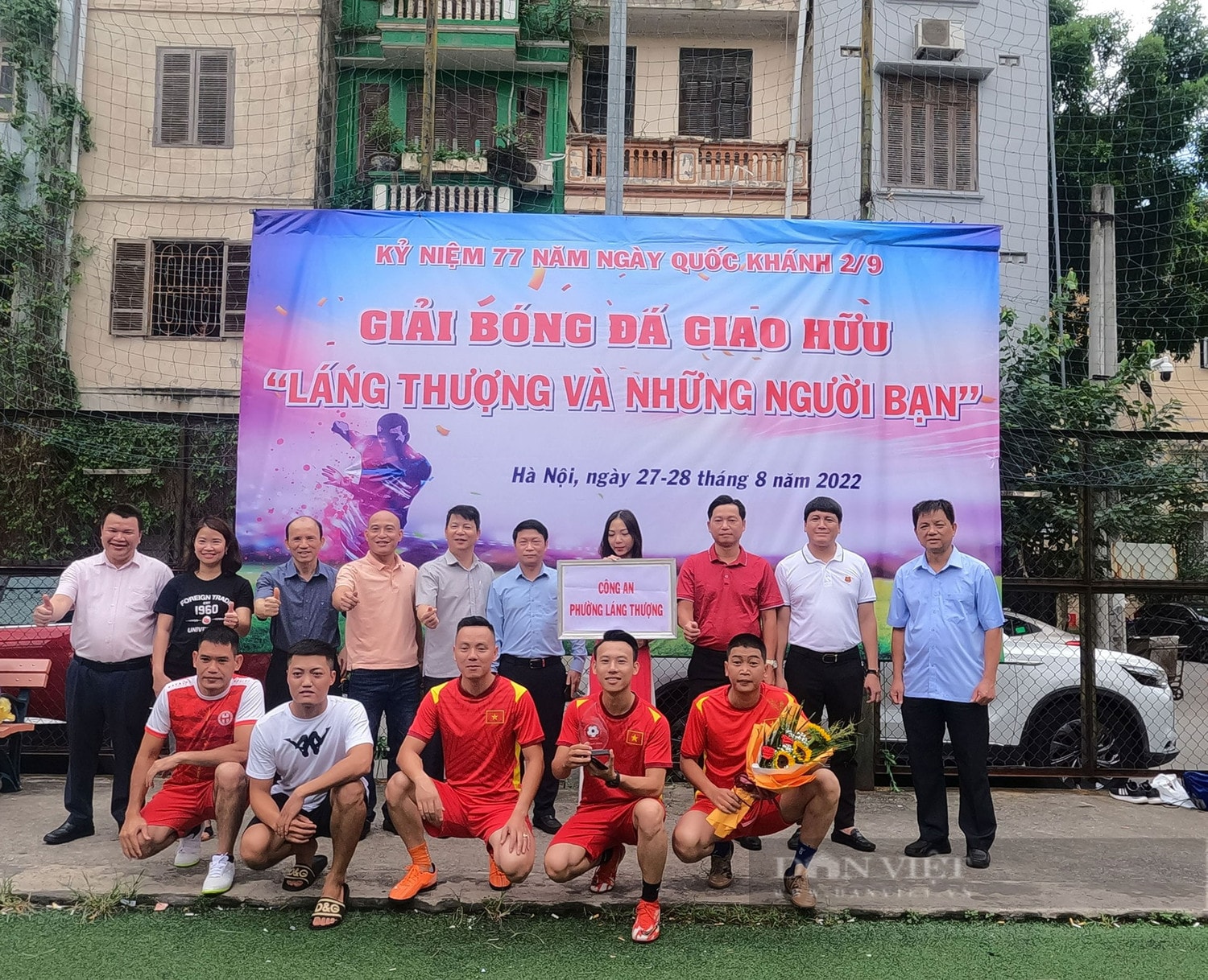 Những hình ảnh ấn tượng tại Giải bóng đá 