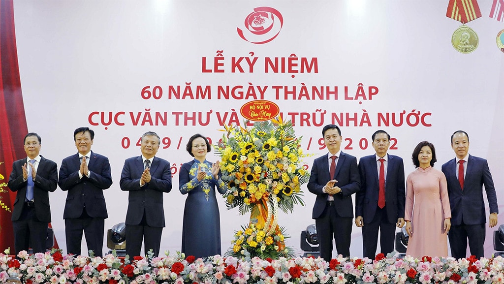 Cục Văn thư và Lưu trữ Nhà nước: 60 năm tròn sứ mệnh bảo vệ và phát huy giá trị tài sản tư liệu quốc gia -7