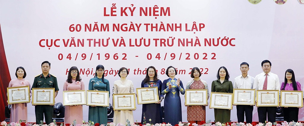Cục Văn thư và Lưu trữ Nhà nước: 60 năm tròn sứ mệnh bảo vệ và phát huy giá trị tài sản tư liệu quốc gia -2