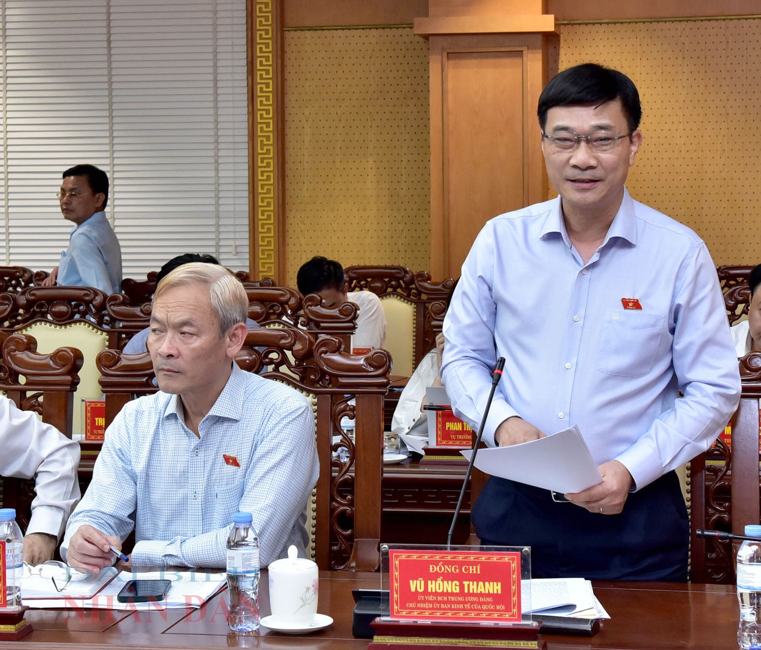 Chủ tịch Quốc hội Vương Đình Huệ làm việc với Ban Thường vụ Tỉnh ủy Hà Tĩnh -0