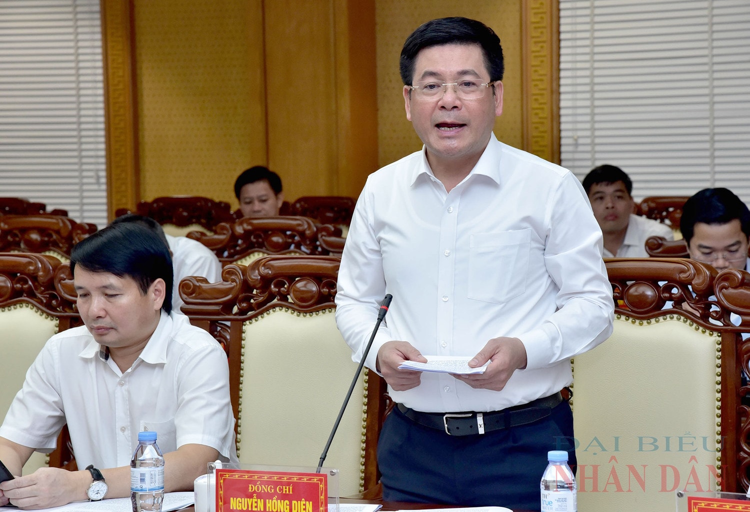 Chủ tịch Quốc hội Vương Đình Huệ làm việc với Ban Thường vụ Tỉnh ủy Hà Tĩnh -0