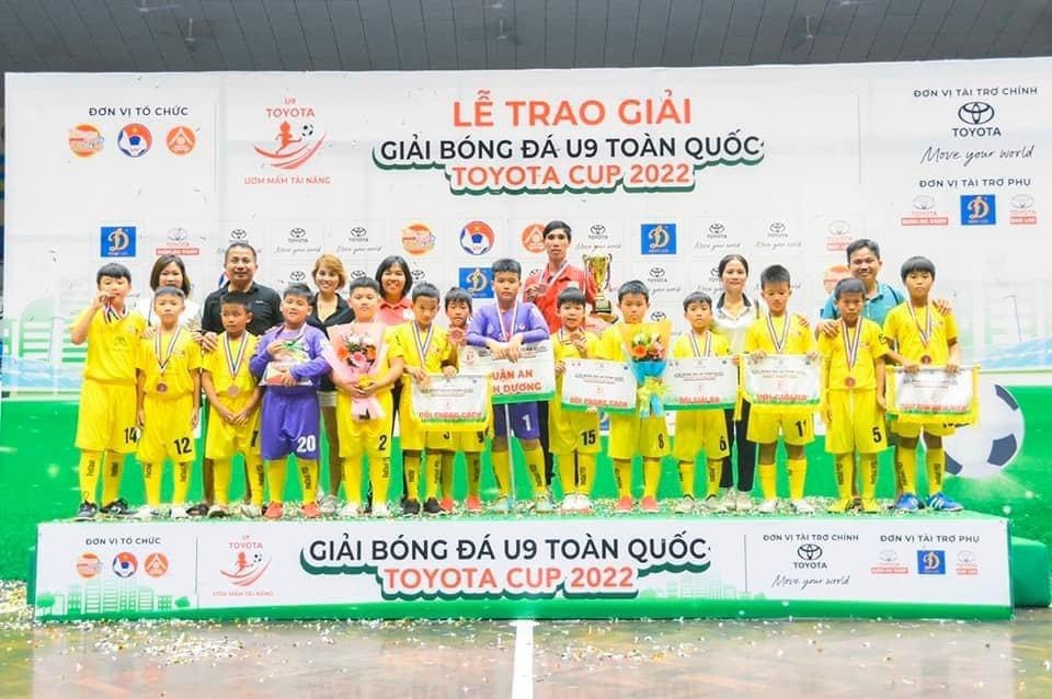 Bình Dương đạt Huy chương đồng và giải phong cách tại giải Bóng đá U9 toàn quốc Toyota cúp 2022 -0
