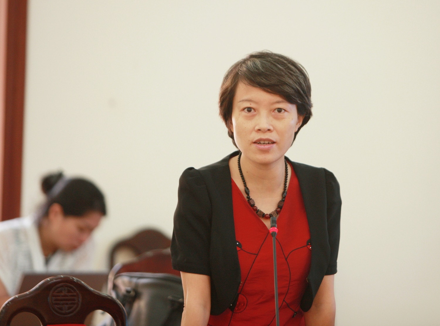 Bà Trương Thị Thu Trang (Trung tâm Tư vấn Chính sách nông nghiệp, Viện Chính sách và Chiến lược phát triển nông nghiệp nông thôn) Cơ cấu lại ngành kinh tế theo cụm tạo sự đột phá cho sự phát triển -1
