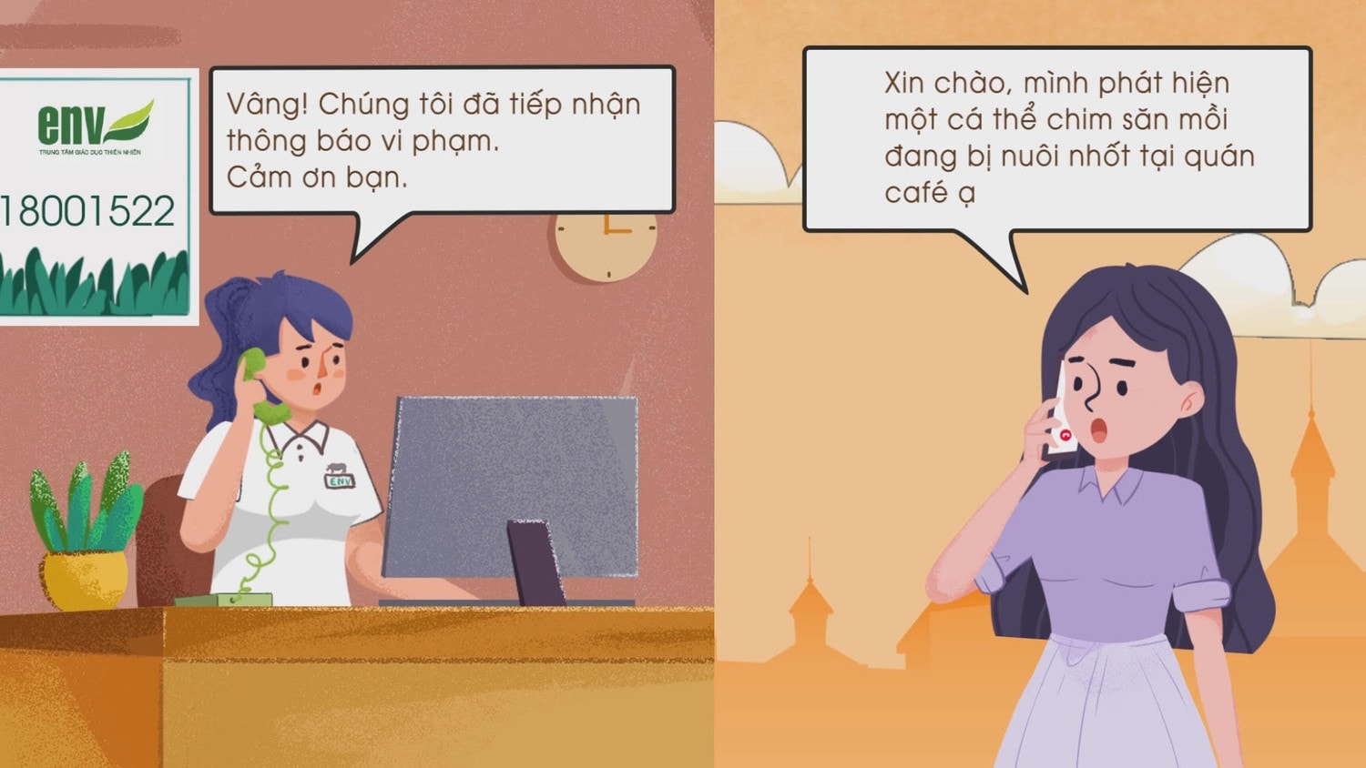  Bảo vệ động vật hoang dã chỉ bằng một cuộc gọi miễn phí -0
