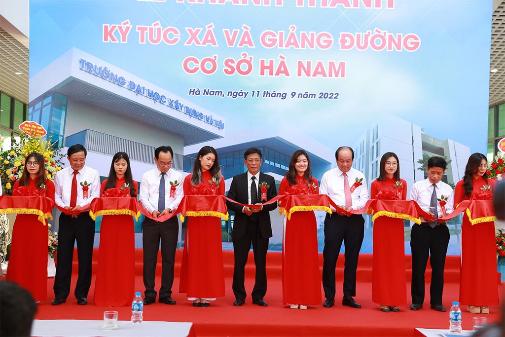Lễ khánh thành Công trình ký túc xá và giảng đường Trường Đại học Xây dựng Hà Nội - Cơ sở Hà Nam -2