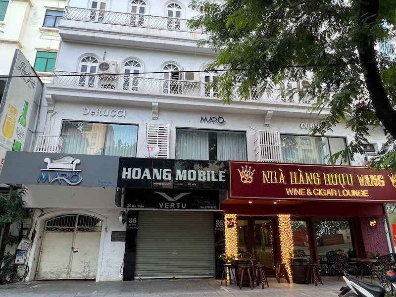 Số nhà 36 Bà Triệu thuộc quỹ nhà chuyên dùng đã được đơn vị thuê là Công ty Xuất nhập khẩu tạp phẩm cải tạo, xây dựng lại sai phép.