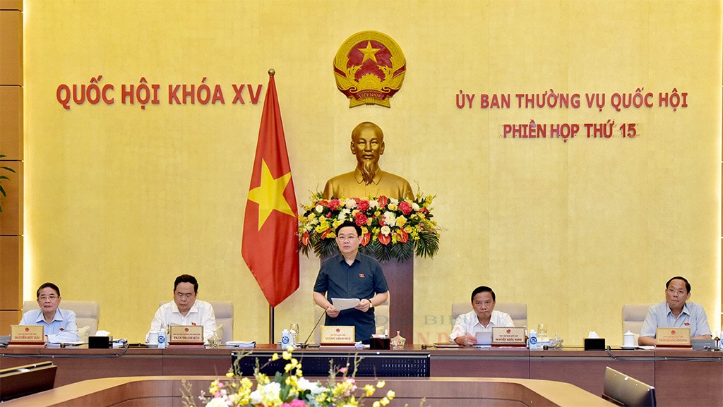 Một số hình ảnh Khai mạc Phiên họp thứ Mười lăm của Ủy ban Thường vụ Quốc hội -2