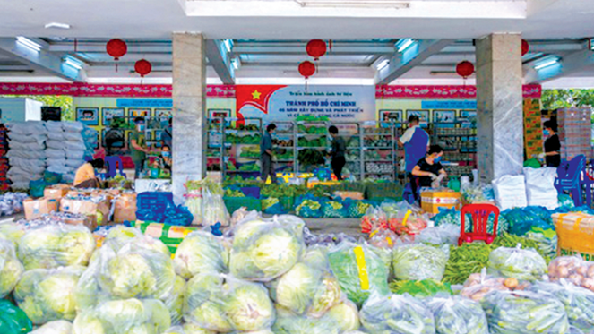 Sản phẩm nông thủy sản có mặt ở hầu hết các siêu thị lớn trong cả nước Nguồn: ITN