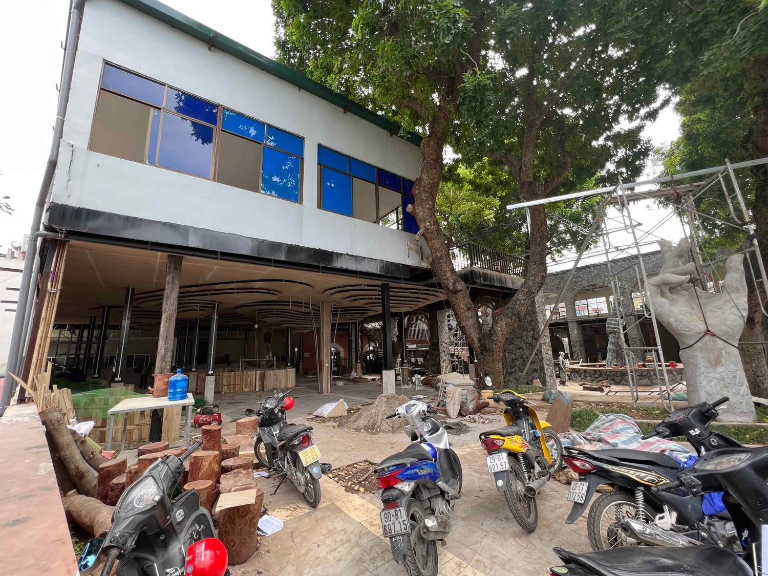 Xuất hiện công trình vi phạm trong khu nhà chuyên dùng 281 Đội Cấn -0