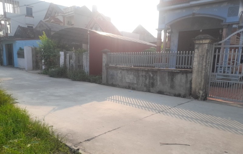 Khu vực nơi xảy ra sự việc.
