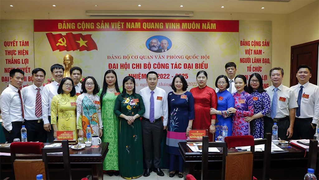 Đại hội Chi bộ Công tác đại biểu nhiệm kỳ 2022-2025 -1