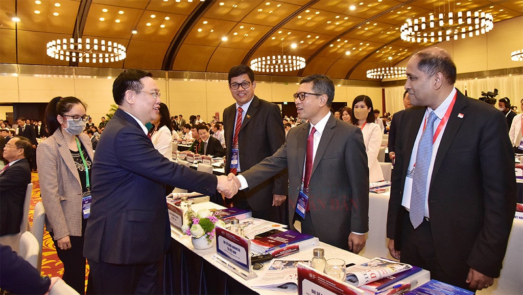 Một số hình ảnh khai mạc diễn đàn Kinh tế - Xã hội Việt Nam 2022
