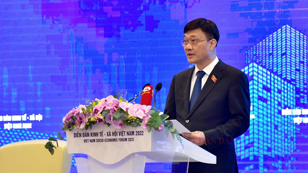 Một số hình ảnh khai mạc diễn đàn Kinh tế - Xã hội Việt Nam 2022