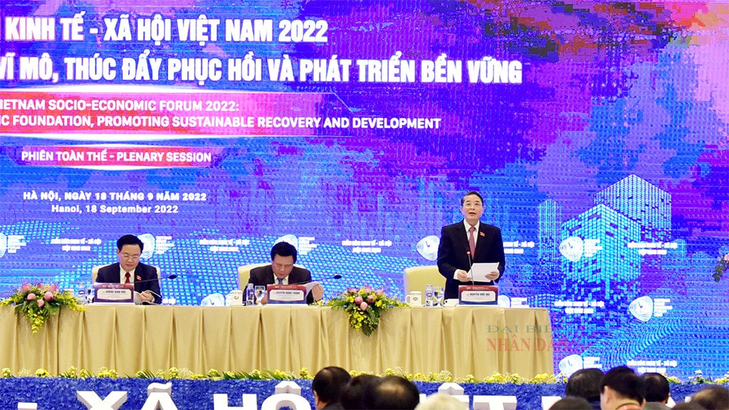 TRỰC TIẾP: Tọa đàm cấp cao “Củng cố nền tảng kinh tế vĩ mô, thúc đẩy phục hồi và phát triển bền vững” -0