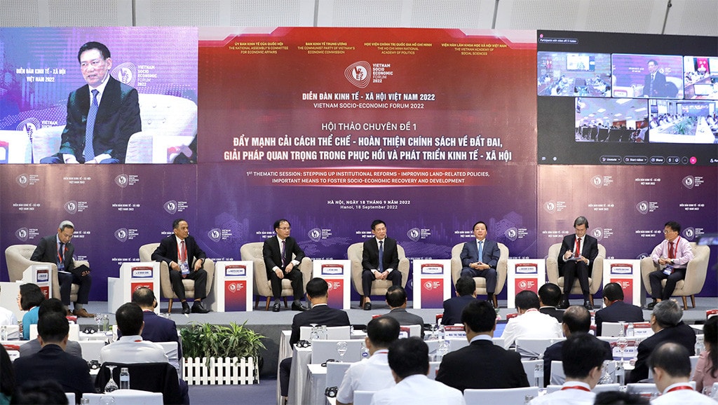TỔNG THUẬT: Đẩy mạnh cải cách thể chế - Hoàn thiện chính sách về đất đai, giải pháp quan trọng trong phục hồi và phát triển kinh tế - xã hội. -0