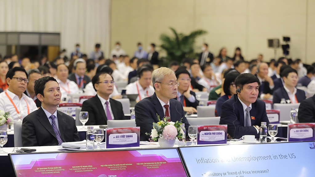 Một số hình ảnh Tọa đàm cấp cao “Củng cố nền tảng kinh tế vĩ mô, thúc đẩy phục hồi và phát triển bền vững” -0