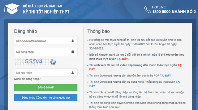 Hướng dẫn các bước xác nhận nhập học trực tuyến đại học năm 2022 -0