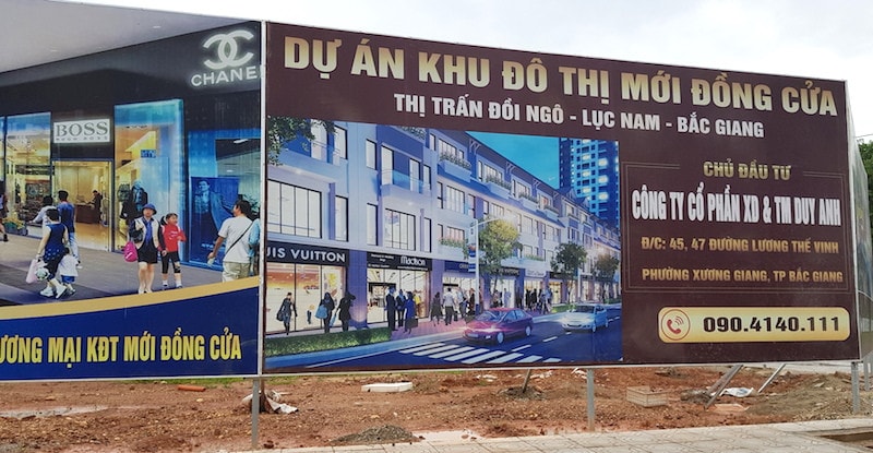Phát hiện sai phạm kinh tế tại dự án Khu đô thị mới Đồng Cửa.