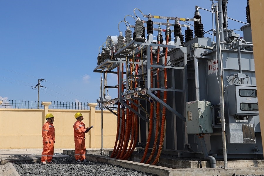 đóng điện và đưa vào vận hành trạm biến áp 110kV Tam Đảo -0