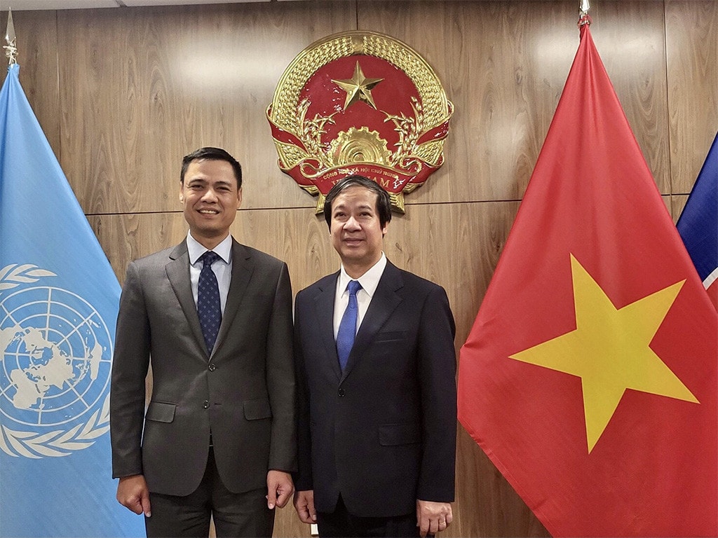 Bộ trưởng Nguyễn Kim Sơn dự Hội nghị Thượng đỉnh giáo dục tại Hoa Kỳ -0