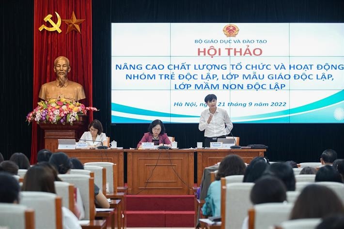 Nâng cao chất lượng nhóm trẻ, lớp mẫu giáo và lớp mầm non độc lập -0