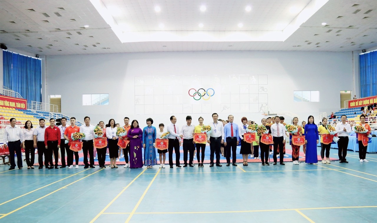 Khai mạc giải vô địch các Câu lạc bộ Thể dục Aerobic quốc gia năm 2022 tại Bình Dương -0