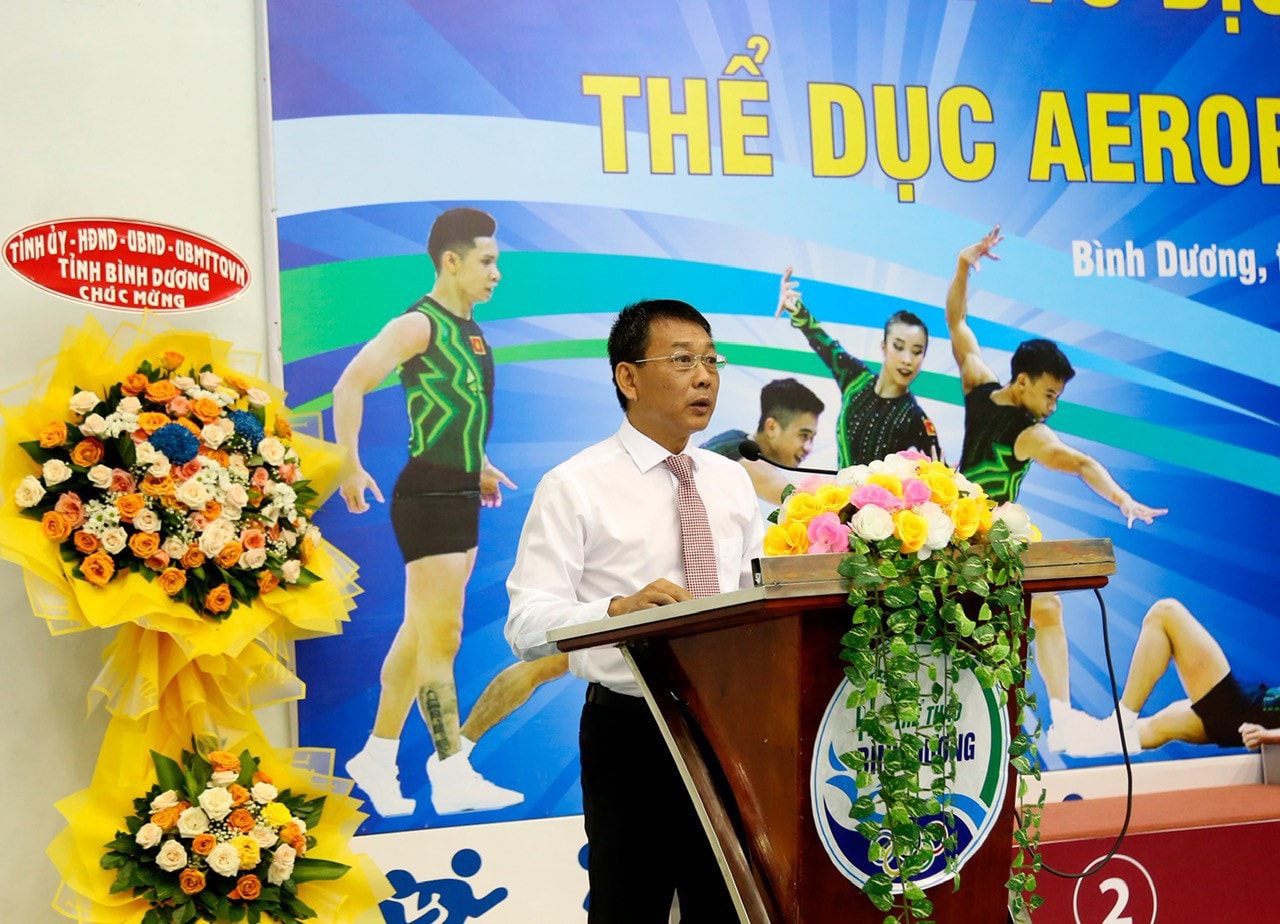 Khai mạc giải vô địch các Câu lạc bộ Thể dục Aerobic quốc gia năm 2022 tại Bình Dương -0