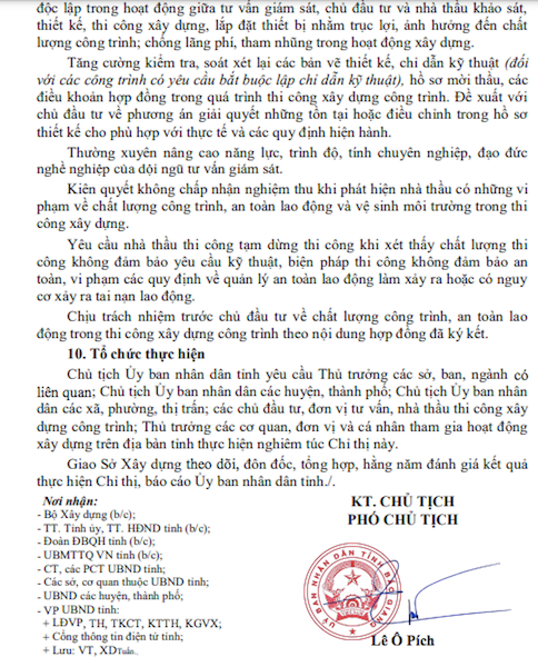 Chủ tịch tỉnh Bắc Giang chỉ đạo “nóng”, siết chặt quản lý trong thi công xây dựng công trình