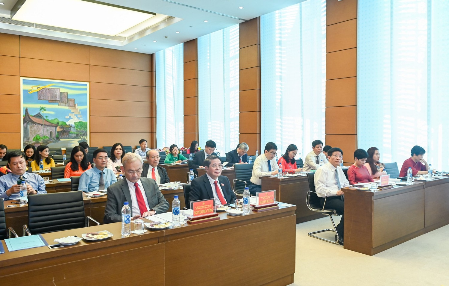 Phó Chủ tịch Quốc hội Nguyễn Đức Hải và các đại biểu dự Đại hội Chi bộ Tài chính - Ngân sách