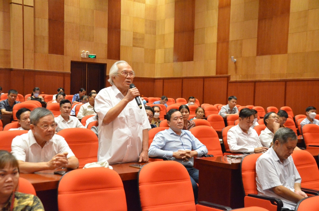 Giám đốc Học viện Chính trị Quốc gia Hồ Chí Minh, Chủ tịch Hội đồng Lý luận Trung ương Nguyễn Xuân Thắng tiếp xúc cử tri trước Kỳ họp thứ Tư -0