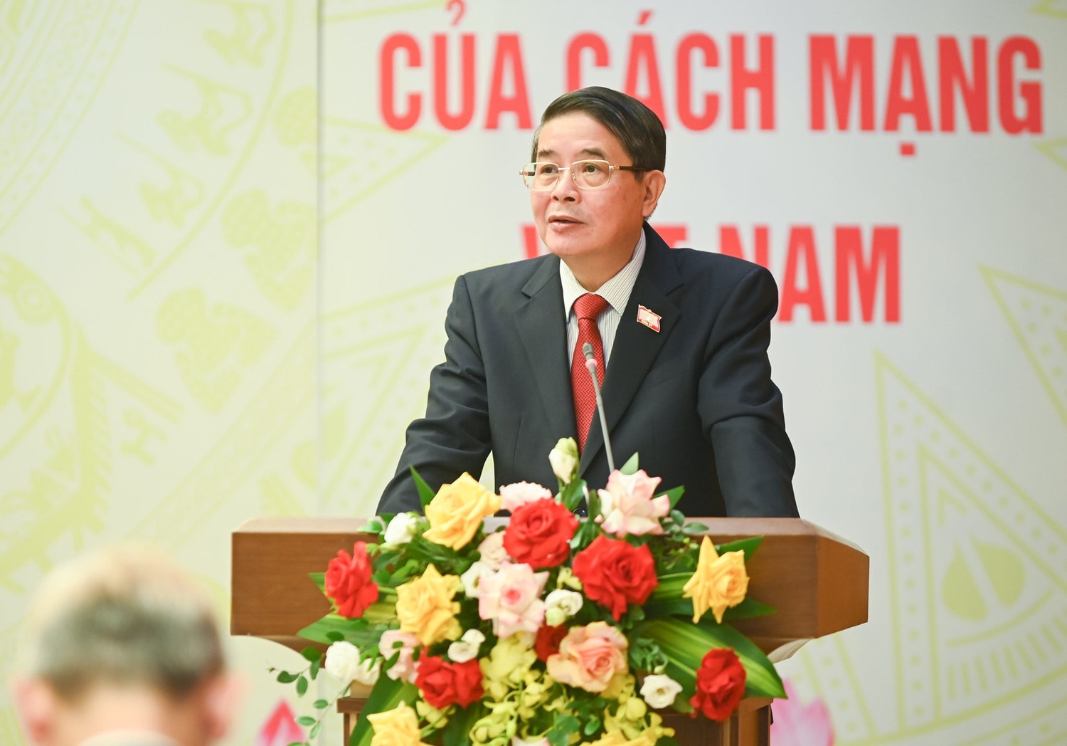 Phó Chủ tịch Quốc hội Nguyễn Đức Hải phát biểu tại Đại hội