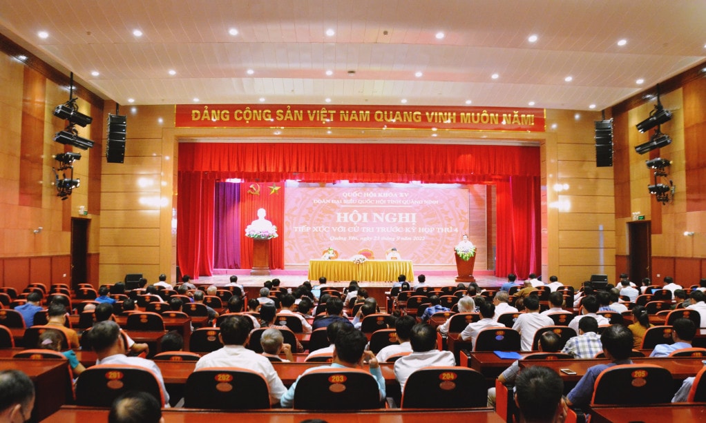 Giám đốc Học viện Chính trị Quốc gia Hồ Chí Minh, Chủ tịch Hội đồng Lý luận Trung ương Nguyễn Xuân Thắng tiếp xúc cử tri trước Kỳ họp thứ Tư -0