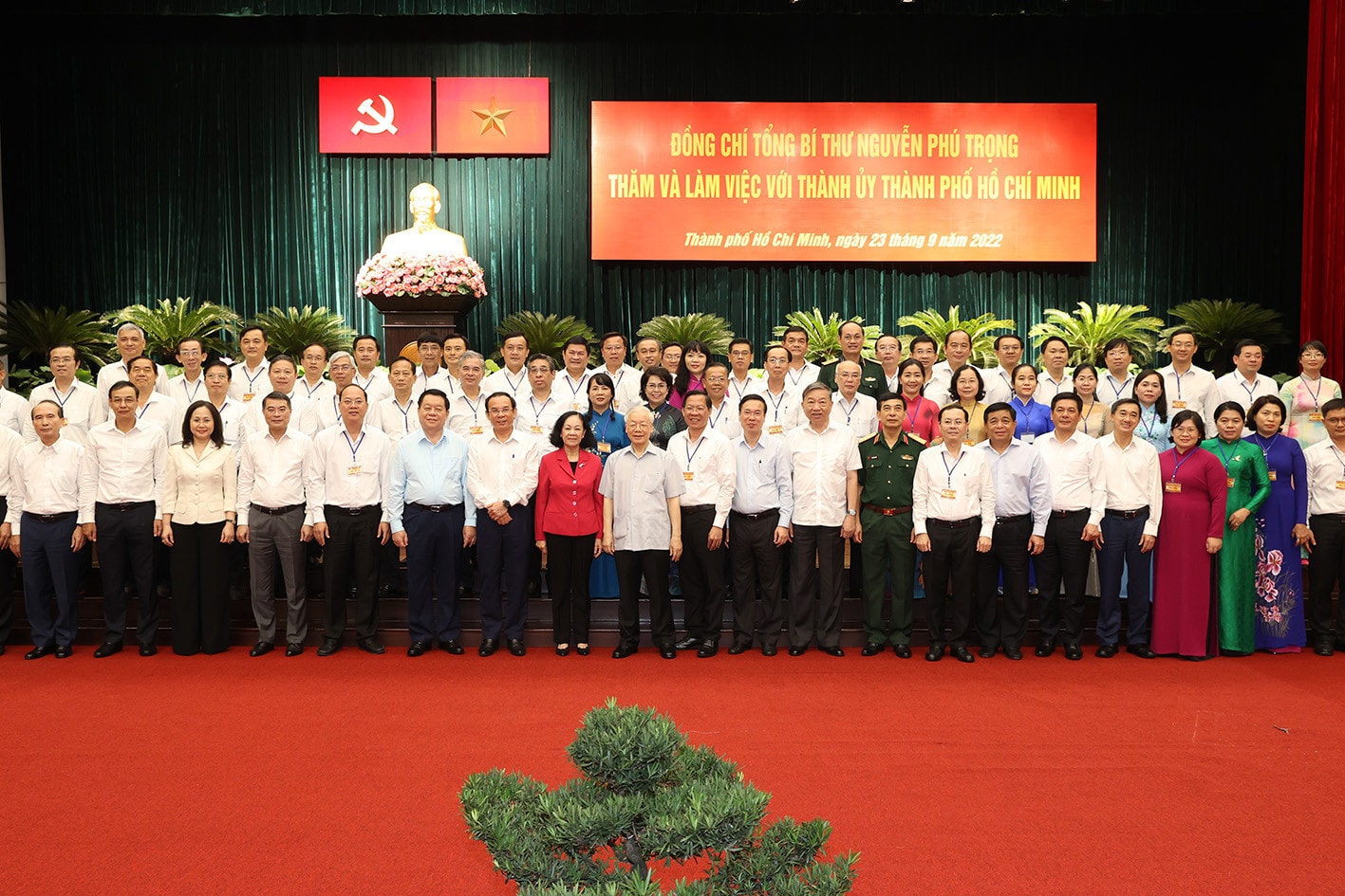 Tổng Bí thư Nguyễn Phú Trọng thăm và làm việc với Thành ủy TP Hồ Chí Minh