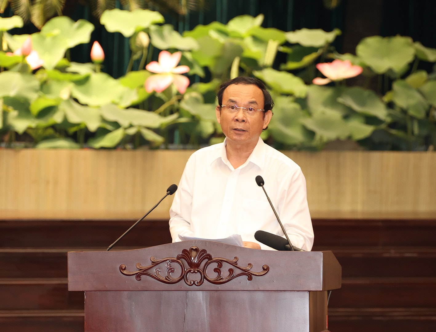 Tổng Bí thư Nguyễn Phú Trọng thăm và làm việc với Thành ủy TP Hồ Chí Minh -0