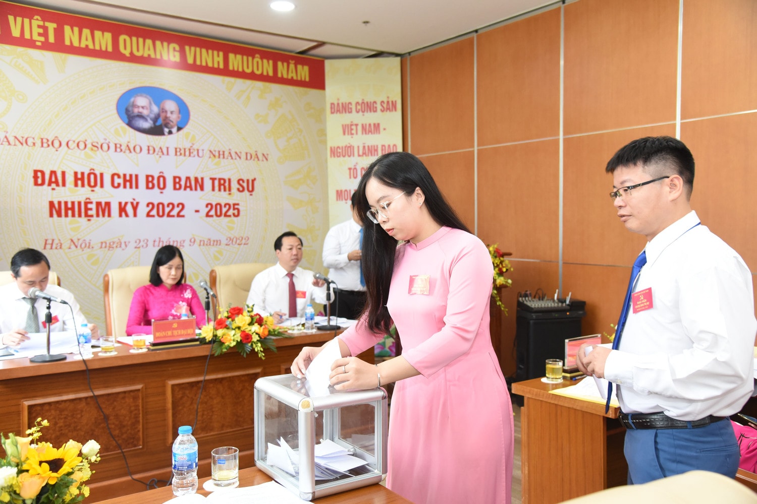 Đại hội Chi bộ Ban Trị sự, Đảng bộ cơ sở Báo Đại biểu Nhân dân nhiệm kỳ 2022 – 2025 -1