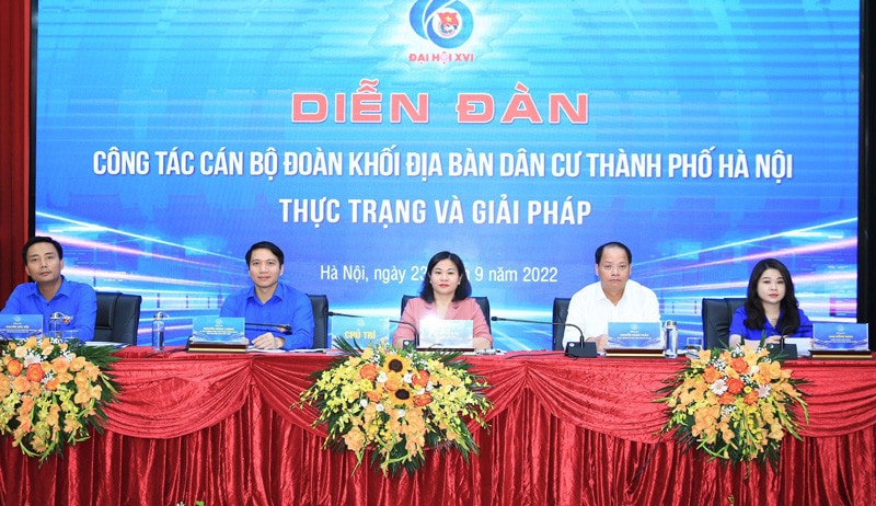 Diễn đàn “Công tác cán bộ Đoàn khối địa bàn dân cư thành phố Hà Nội: Thực trạng và giải pháp” -0