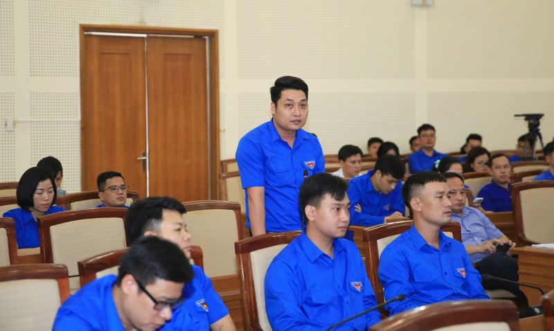 Diễn đàn “Công tác cán bộ Đoàn khối địa bàn dân cư thành phố Hà Nội: Thực trạng và giải pháp” -0