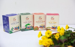 Trọn bộ bộ sản phẩm Trà thảo dược túi lọc TH true HERBAL.