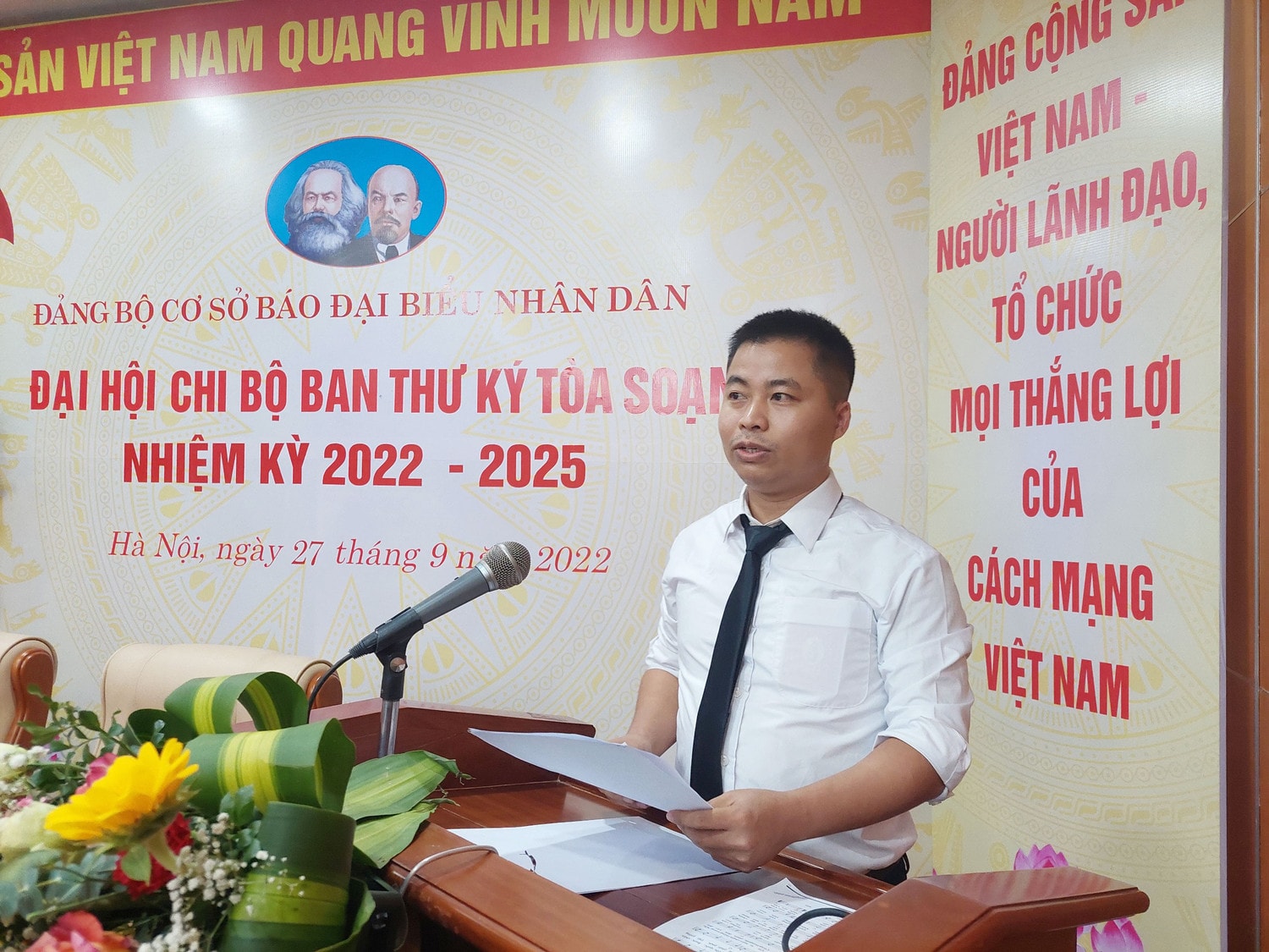 Đại hội Chi bộ Ban Thư ký tòa soạn nhiệm kỳ 2022 - 2025 thành công tốt đẹp -0