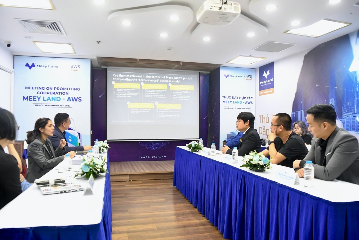 Amazon Web Service gặp gỡ, thúc đẩy hợp tác với Meey Land -0