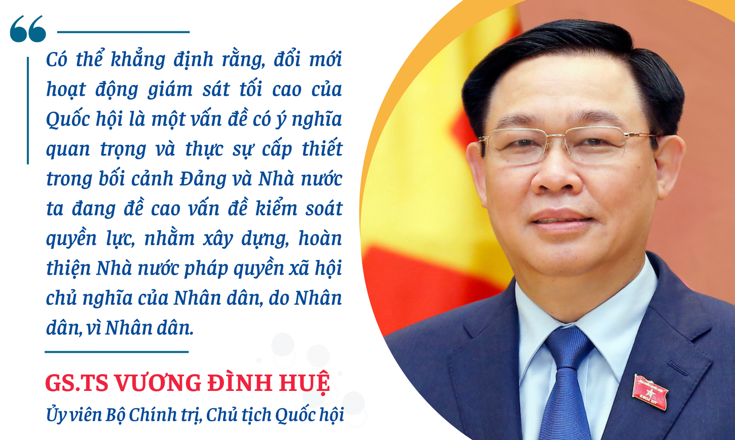Tiếp tục đổi mới, nâng cao chất lượng, hiệu quả hoạt động giám sát tối cao của Quốc hội, góp phần kiểm soát quyền lực và tổ chức thực hiện thắng lợi đường lối, chủ trương của Đảng, chính sách, pháp luật của Nhà nước -0