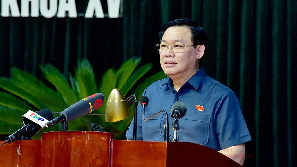 Một số hình ảnh Chủ tịch Quốc hội Vương Đình Huệ tiếp xúc cử tri huyện Thuỷ Nguyên, TP. Hải Phòng