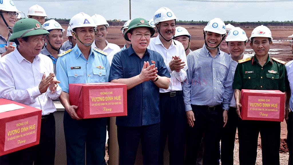Chủ tịch Quốc hội Vương Đình Huệ: Tập trung hoàn thành Dự án sân bay Long Thành bằng tâm huyết, trách nhiệm đối với sự phát triển của đất nước