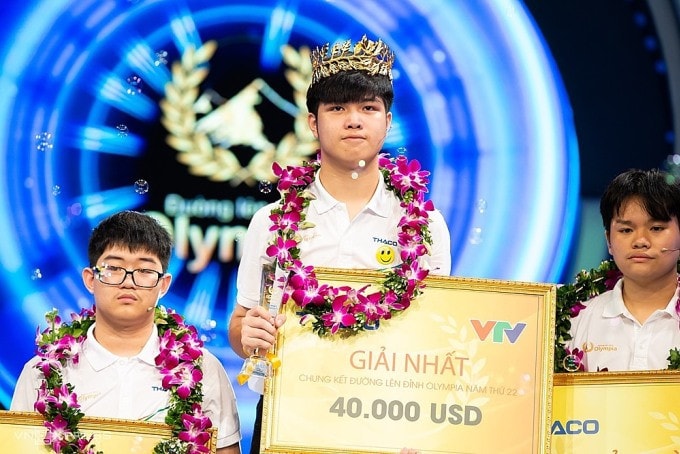 Nam sinh Thái Bình trở thành quán quân Đường lên đỉnh Olympia năm 2022 -0