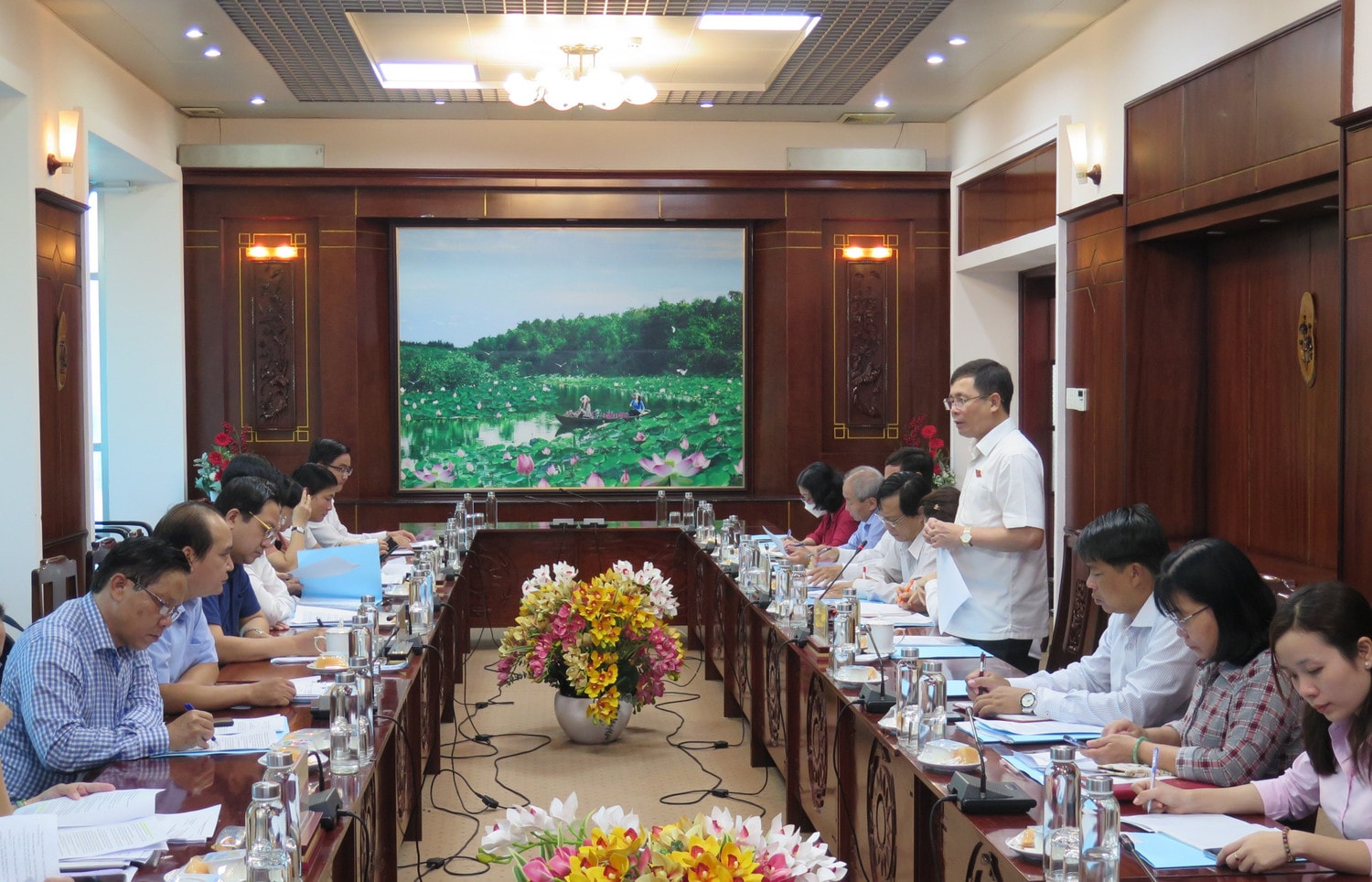 Ủy viên Ban Thường vụ Tỉnh ủy, Phó Chủ tịch Thường trực HĐND tỉnh Long An Mai Văn Nhiều kết luận giám sát UBND tỉnh