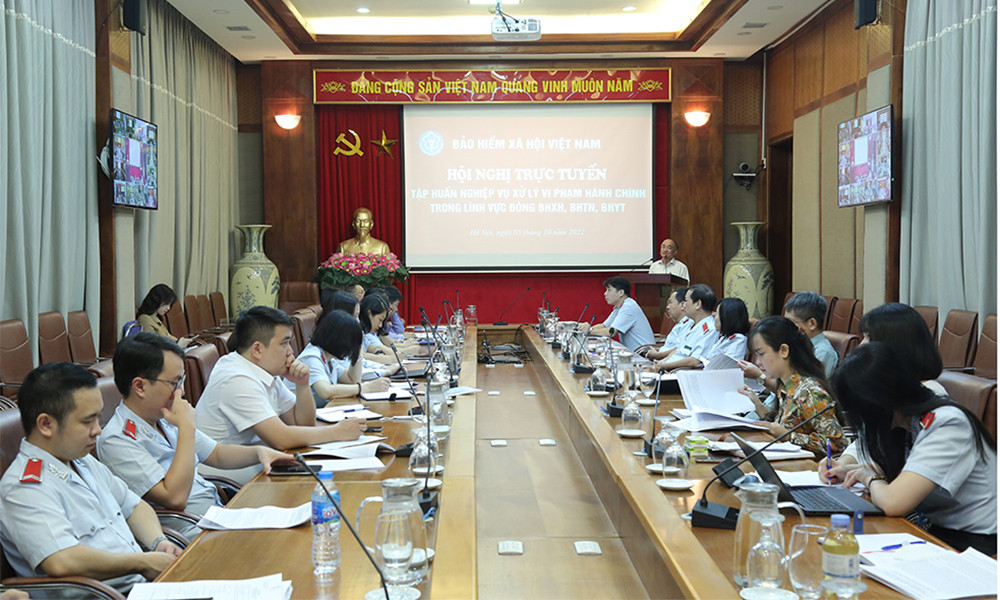 Đại biểu tham dự Hội nghị tại điểm cầu Trung ương