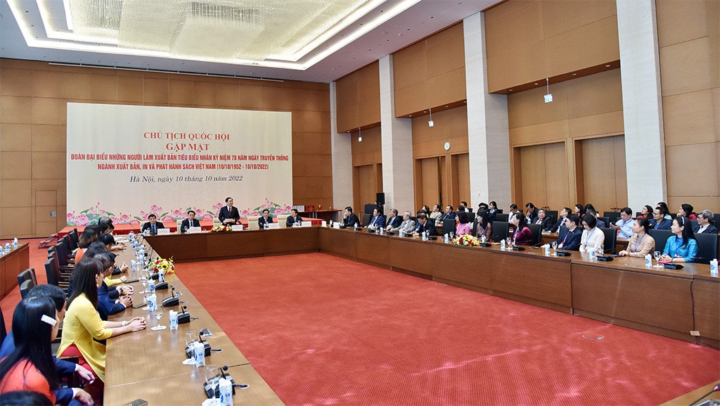 Chủ tịch Quốc hội Vương Đình Huệ: Ngành xuất bản phải góp phần tạo lập sức mạnh quốc gia