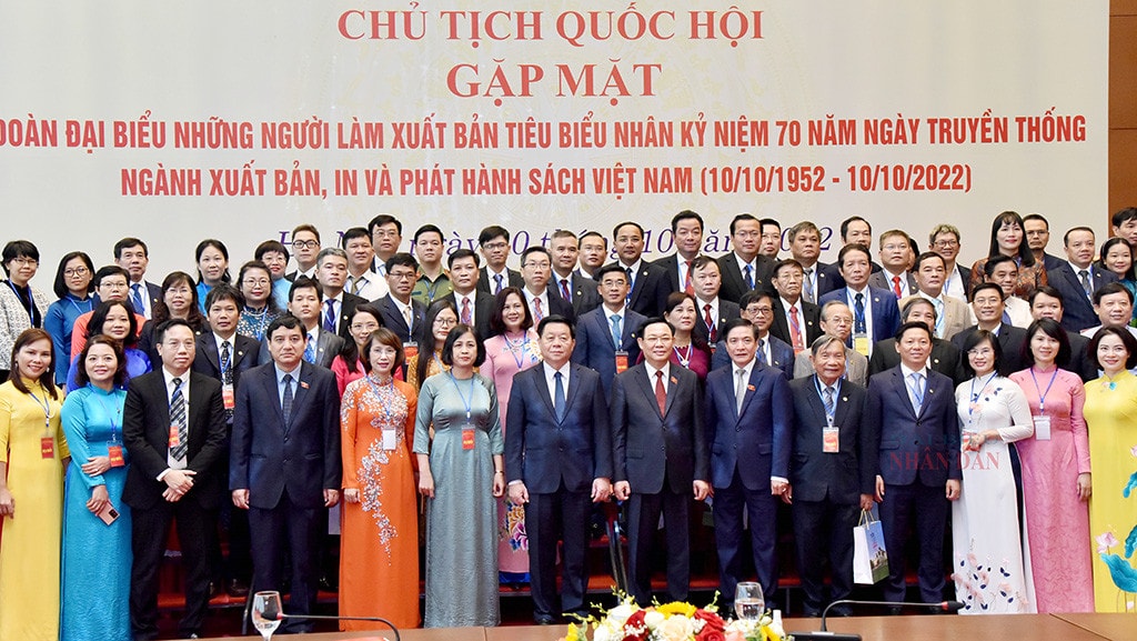 Chủ tịch Quốc hội Vương Đình Huệ: Ngành xuất bản phải góp phần tạo lập sức mạnh quốc gia