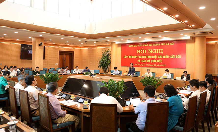 Lấy ý kiến góp ý vào dự thảo Luật Đấu thầu (sửa đổi) và Luật Giá (sửa đổi) -0