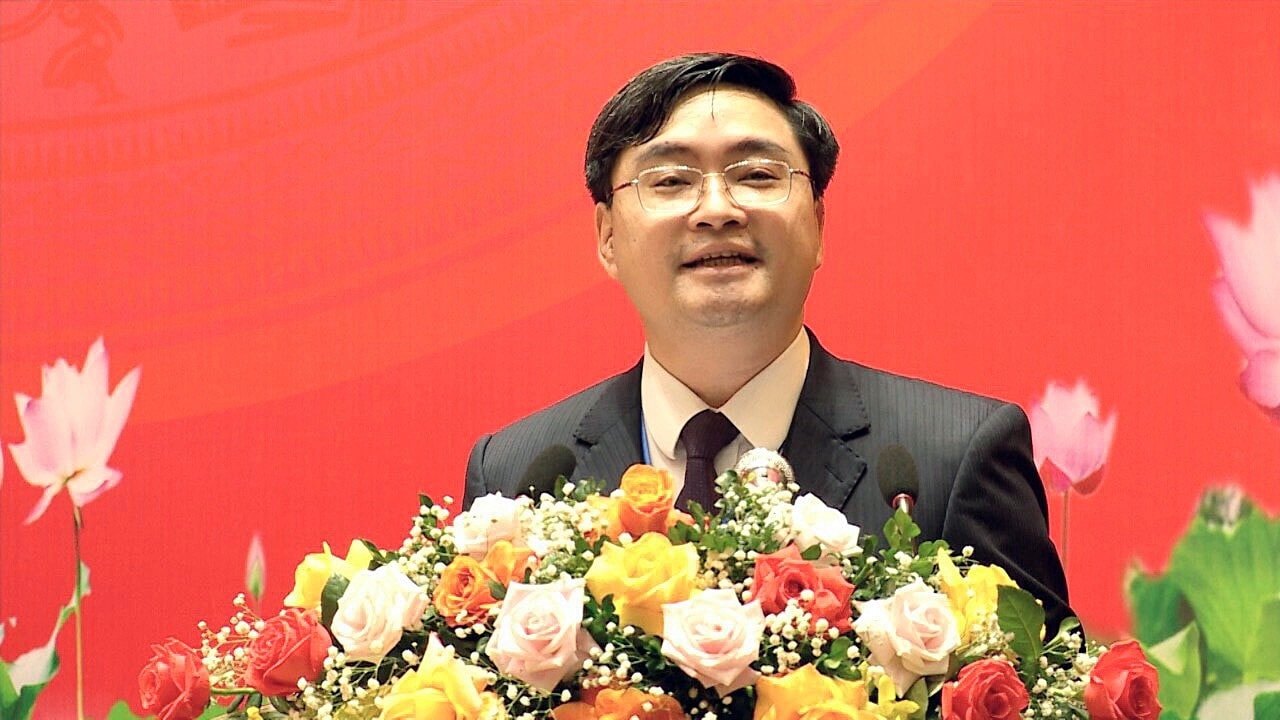 Trưởng Ban Tuyên giáo Tỉnh ủy Quách Thế Ngọc. Ảnh T. Tâm